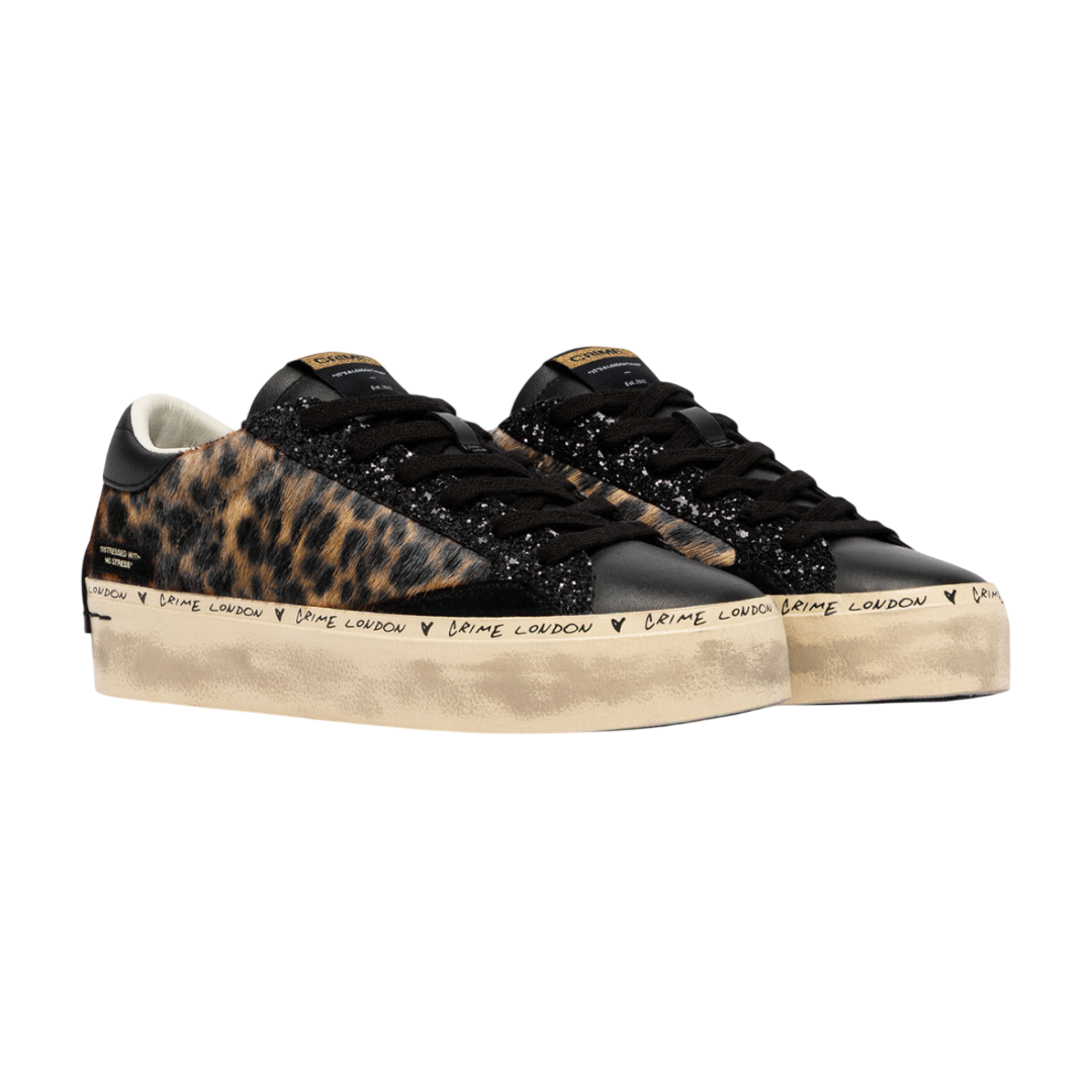 CRIME LONDON Sneaker Distressed Platform Night Roar