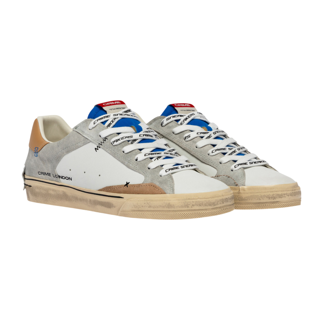 CRIME LONDON Sneaker Deconstructed Electric Blue
