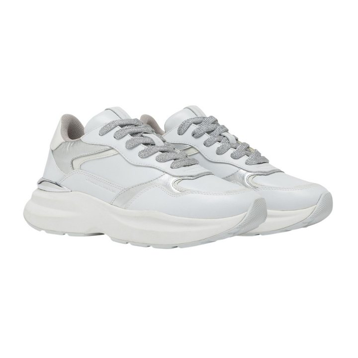 CRIME LONDON Sneaker Faith Metallic Silver