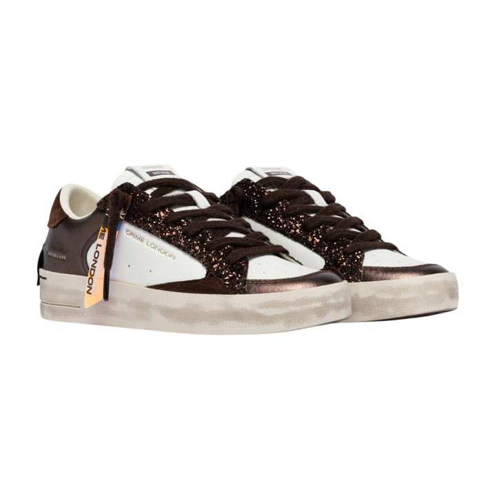 CRIME LONDON Sneaker SK8 Deluxe Cocoa Mist