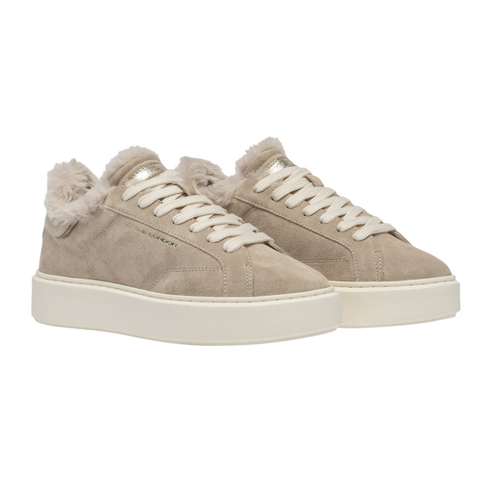 CRIME LONDON Sneaker Extralight Almond Milk Fuzzy