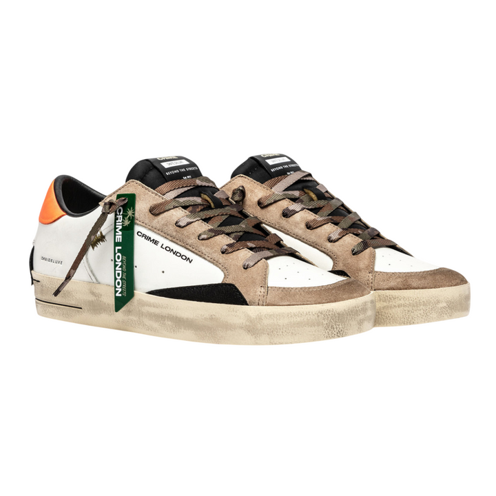 CRIME LONDON Sneaker SK8 Deluxe Burnt Camo