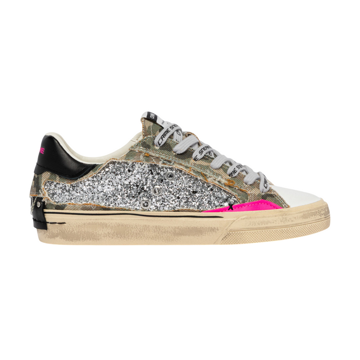 CRIME LONDON Sneaker Deconstructed Camo Stardust