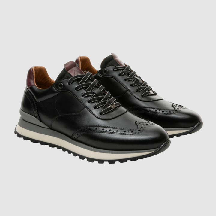 AMBITIOUS SNEAKER PARK Brogue Runner Black