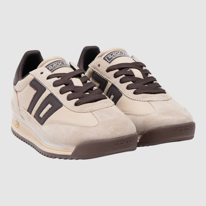 BACK 70 SNEAKER JOGGER BEIGE COFFEE
