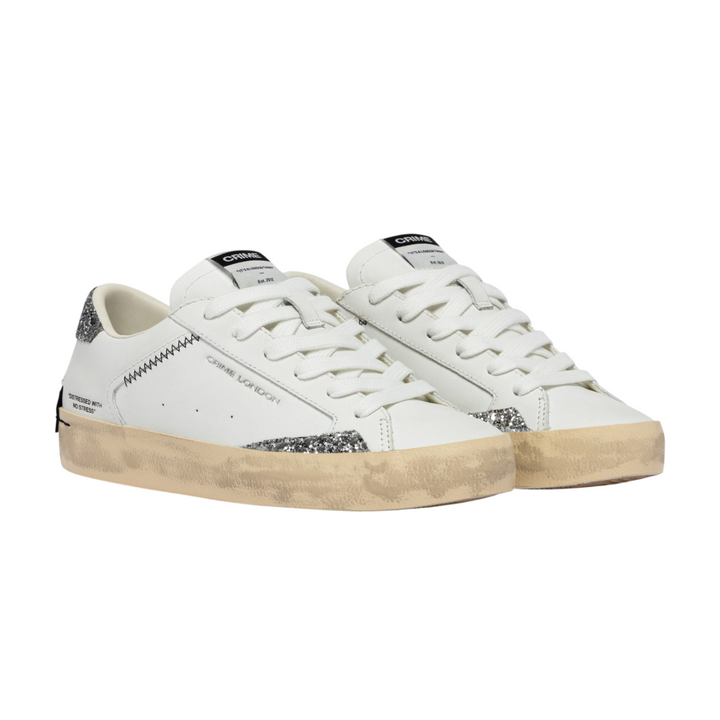 CRIME LONDON Distressed Spring Frost Sneaker