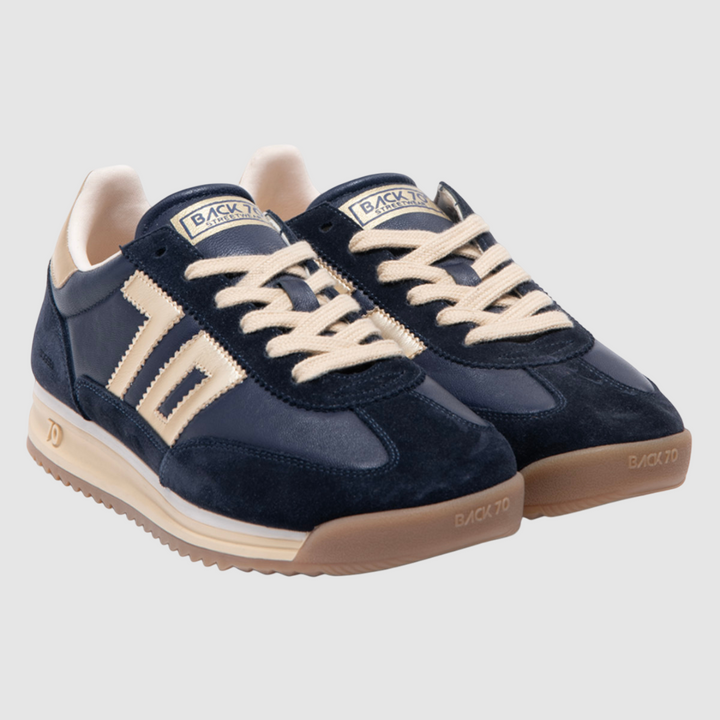 BACK 70 SNEAKER JOGGER NAVY GOLDEN
