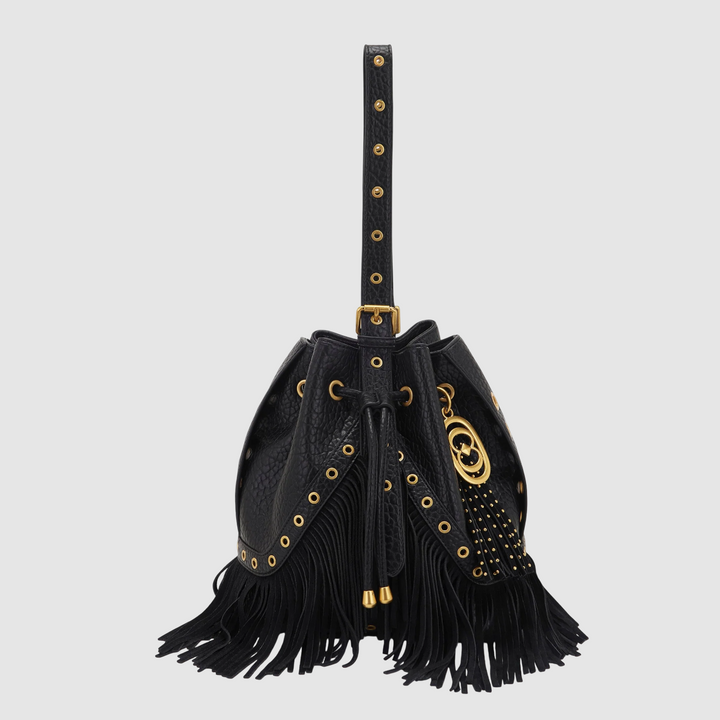 LA CARRIE Secchiello Fringes BLACK