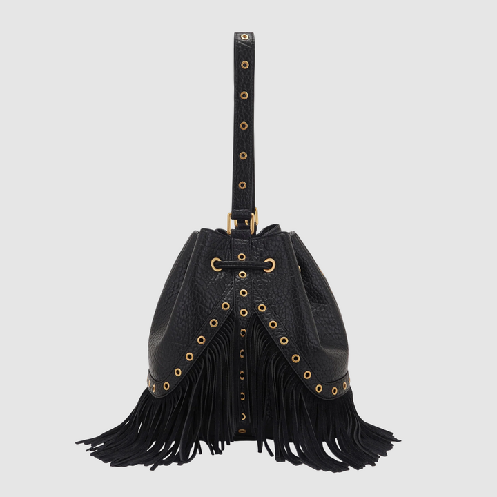 LA CARRIE Secchiello Fringes BLACK