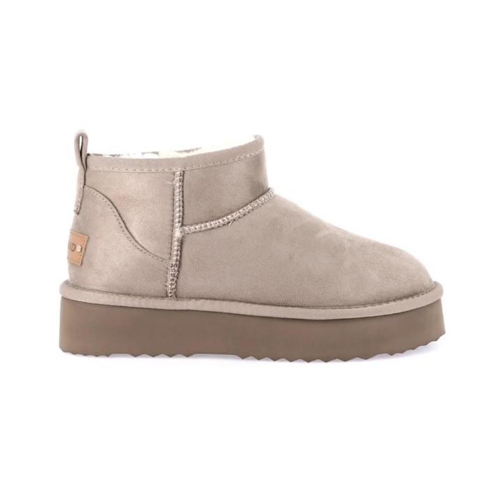GRUNLAND CIVA Mini Stivaletto Taupe