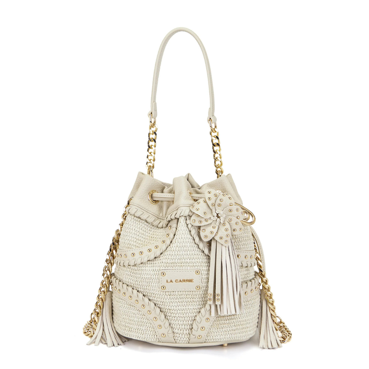LA CARRIE Bucket Bag La Plage Ivory