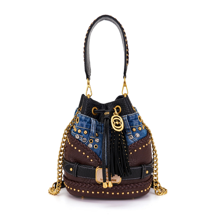 LA CARRIE Secchiello Bagghy Dark Brown