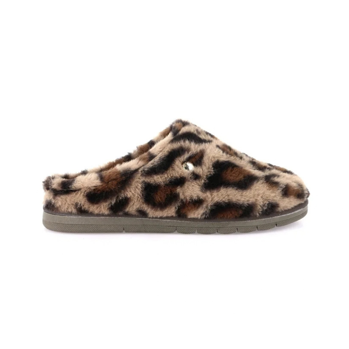 GRUNLAND Rasa Ciabatta Fluffy Animalier
