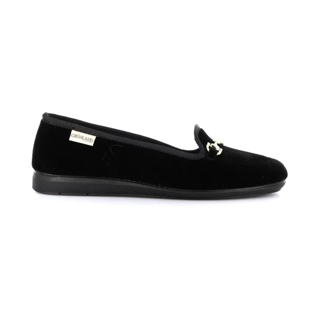 GRUNLAND Texi Pantofola Morsetto Nero