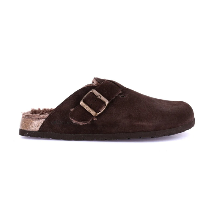 GRUNLAND BOBO Sabot Uomo Fodera in Teddy T. di Moro