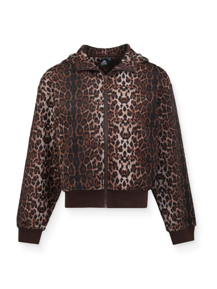NO NAME Willo Zip Hoodie Leopard