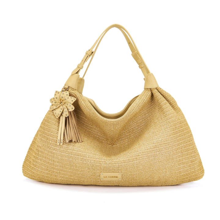 LA CARRIE La Plage Beige Shopping Bag