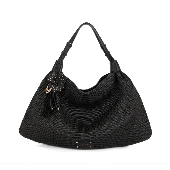 LA CARRIE La Plage Shopping Bag Black