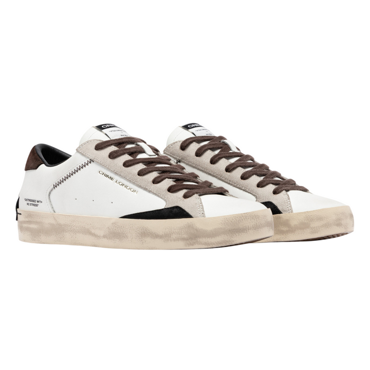 CRIME LONDON Sneaker Distressed City Brown