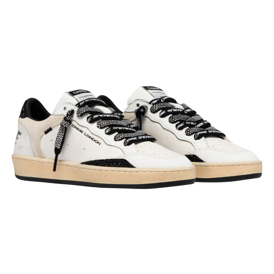 CRIME LONDON Sneaker Chelsea Ivory Shadow
