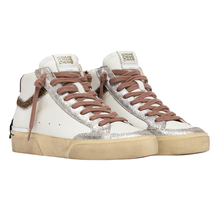 CRIME LONDON Sneaker Recut High Vanilla Dew