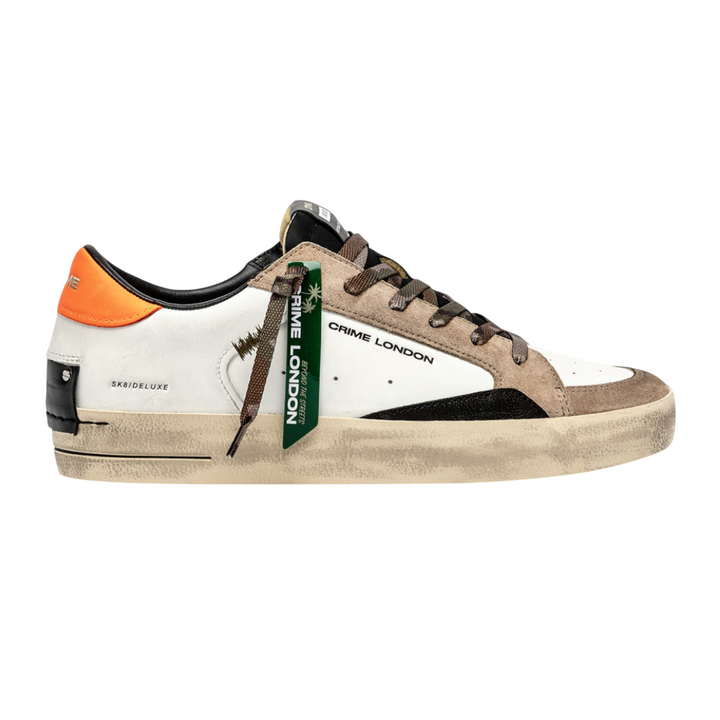 CRIME LONDON Sneaker SK8 Deluxe Burnt Camo