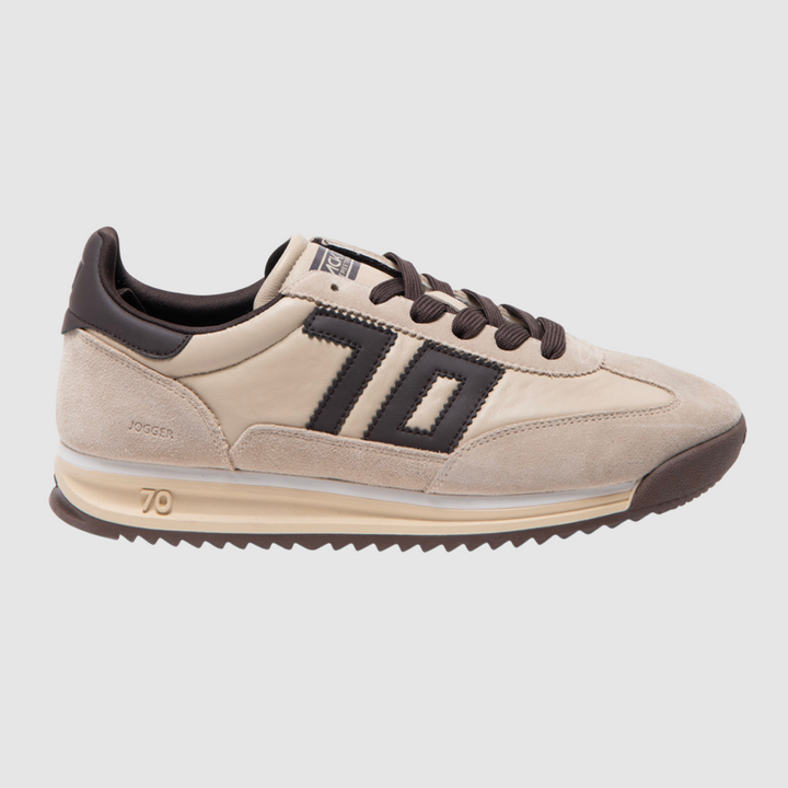 BACK 70 SNEAKER JOGGER BEIGE COFFEE