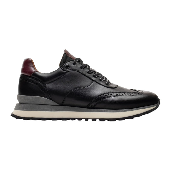 AMBITIOUS Sneaker Park Brogue Runner Black