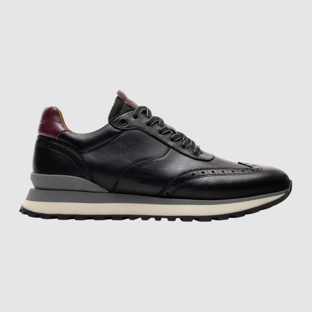 AMBITIOUS SNEAKER PARK Brogue Runner Black