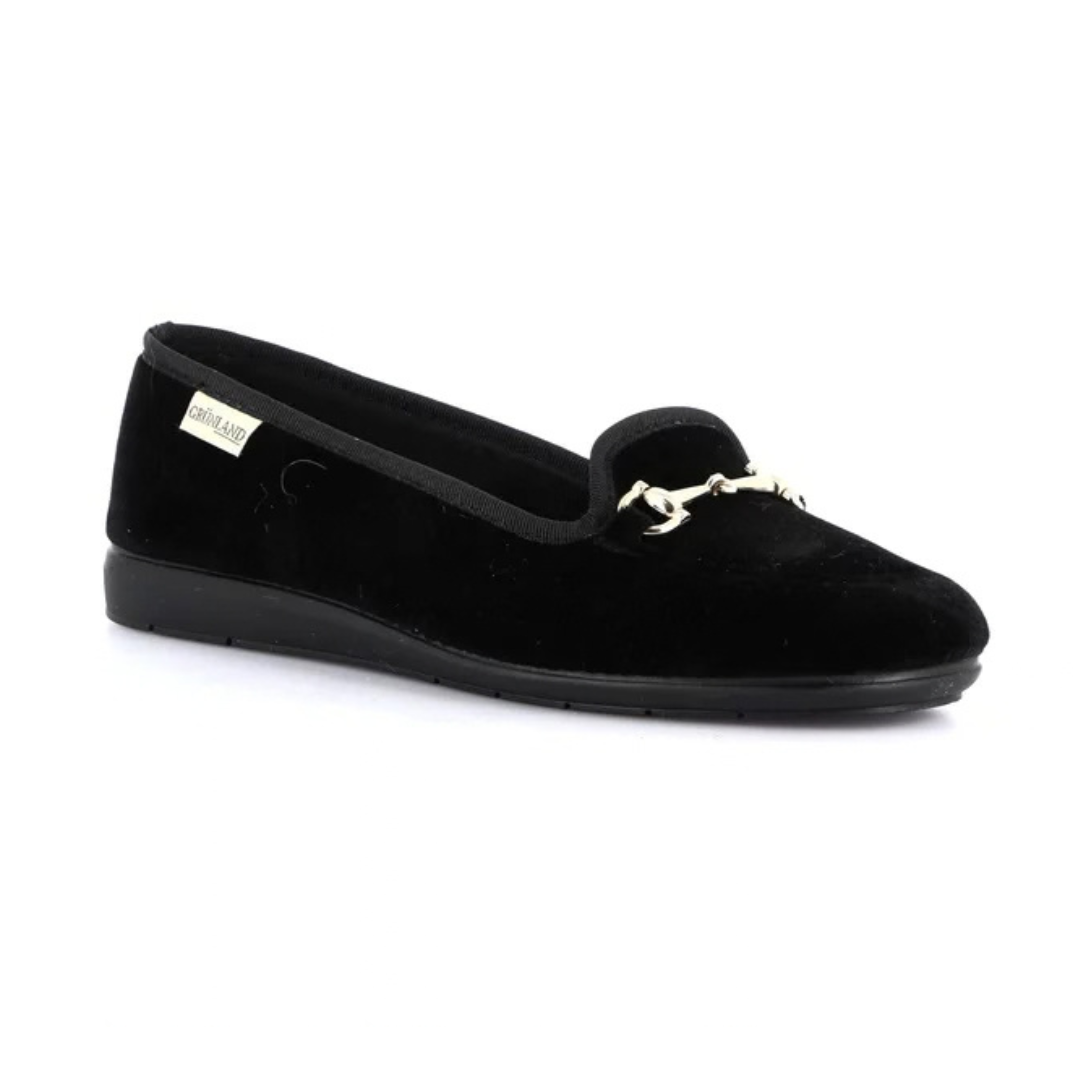 GRUNLAND Texi Pantofola Morsetto Nero