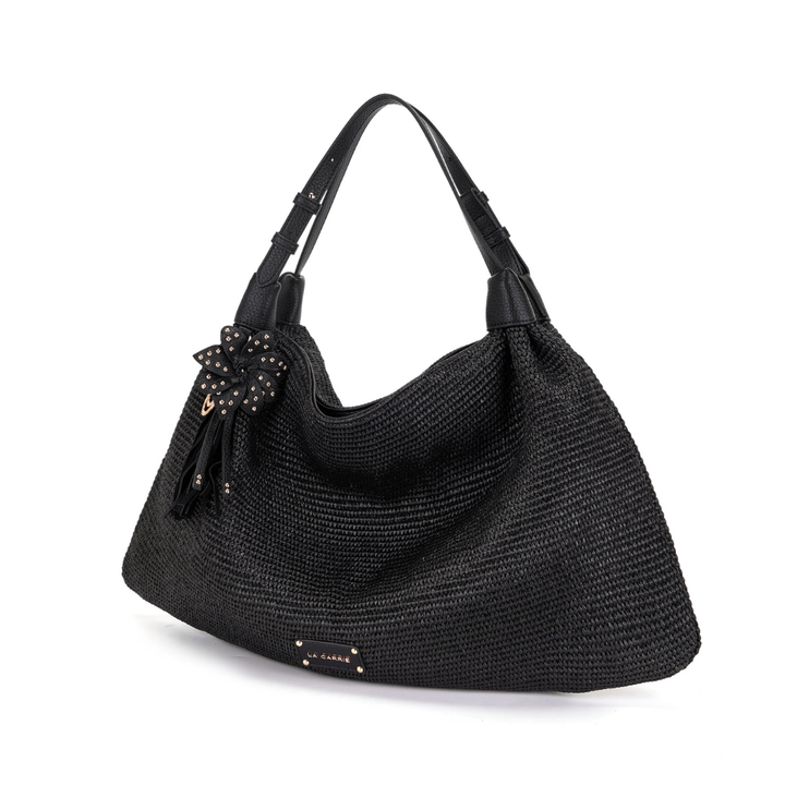 LA CARRIE La Plage Shopping Bag Black
