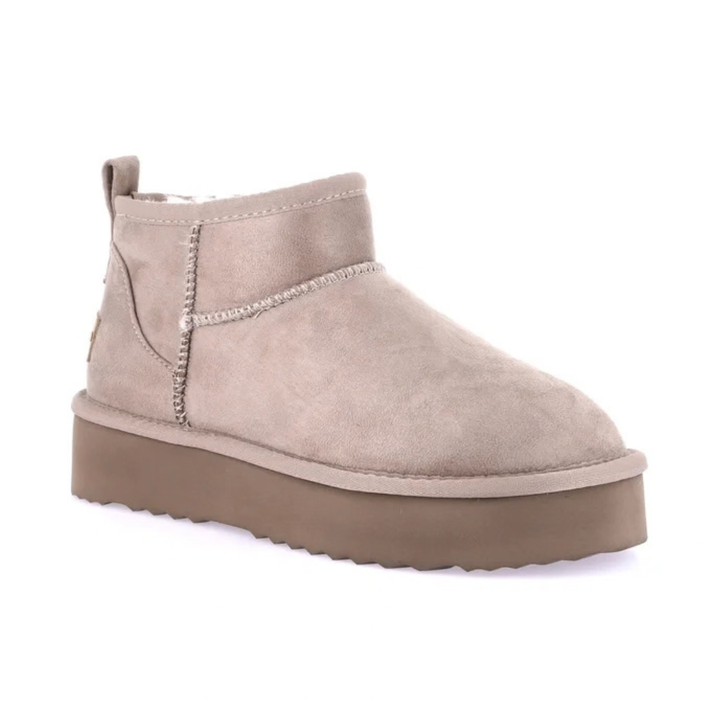 GRUNLAND CIVA Mini Stivaletto Taupe