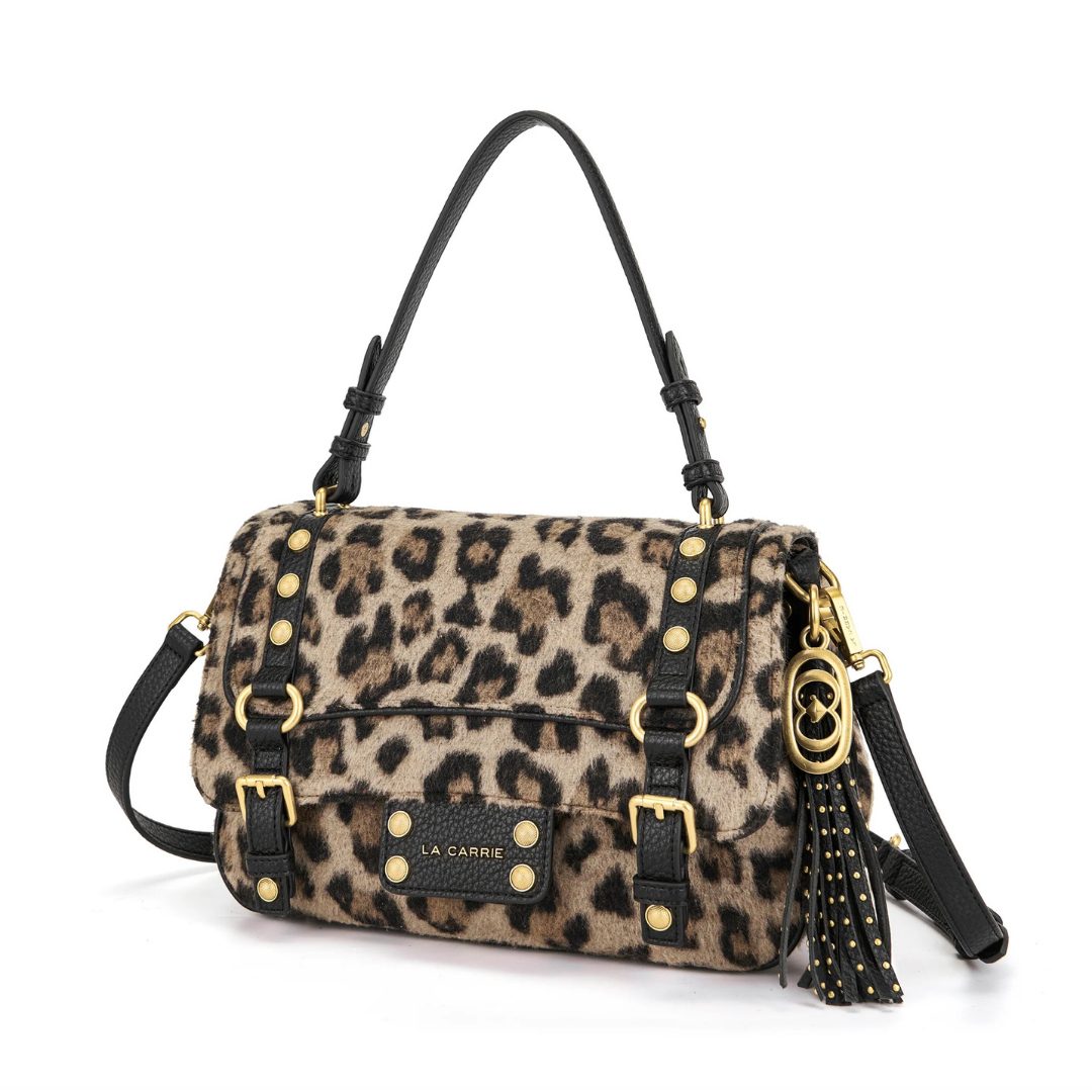 LA CARRIE Borsa Shopping Atena Animalier Black