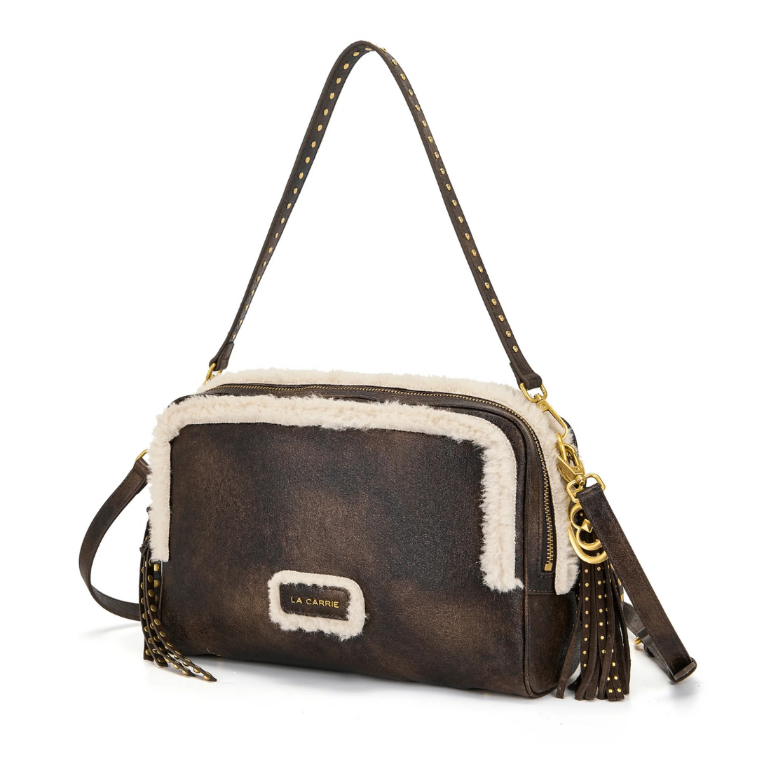 LA CARRIE Borsa a Spalla Warmtouch Brown
