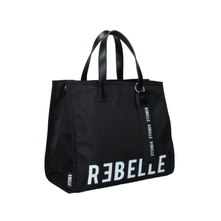 REBELLE Electra Nylon Black Handbag