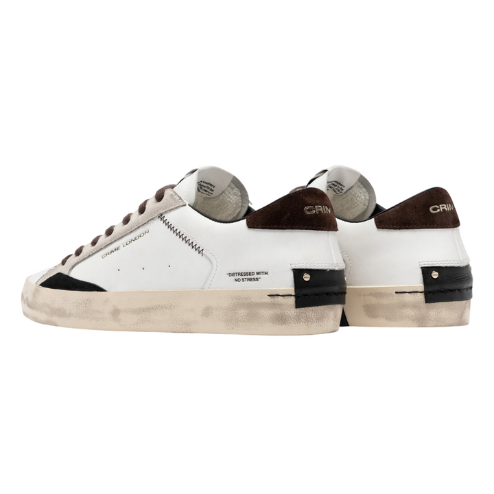 CRIME LONDON Sneaker Distressed City Brown
