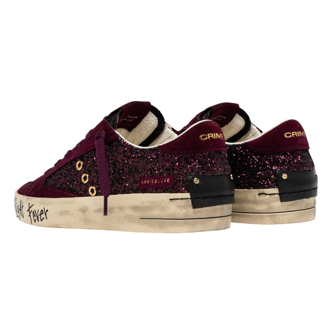 CRIME LONDON Sneaker SK8 Deluxe Ruby Fever