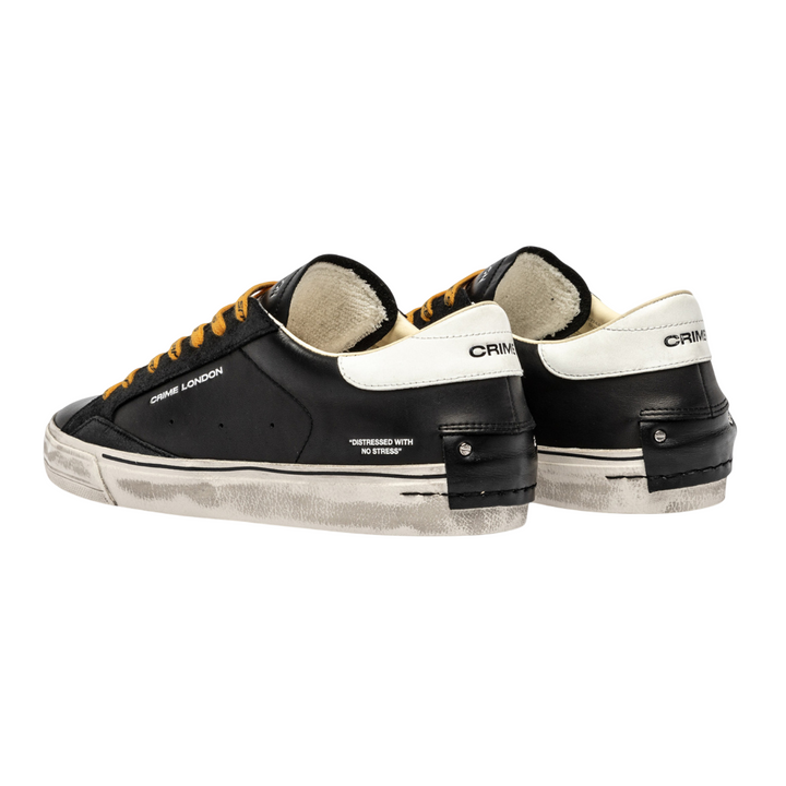 CRIME LONDON Sneaker Distressed Dusky Black