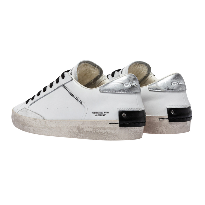 CRIME LONDON Sneaker Distressed Metallic Orange