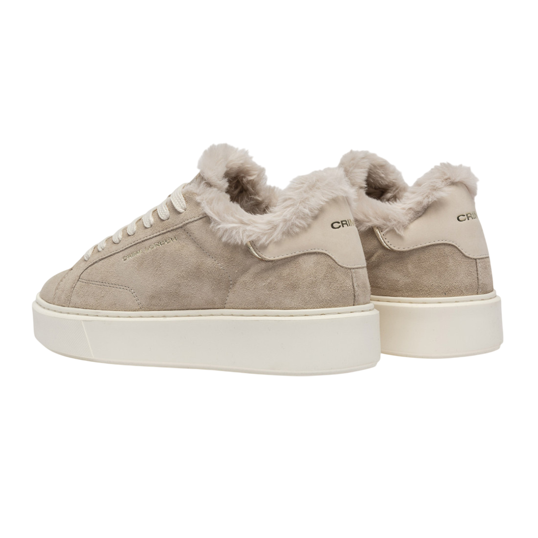 CRIME LONDON Sneaker Extralight Almond Milk Fuzzy
