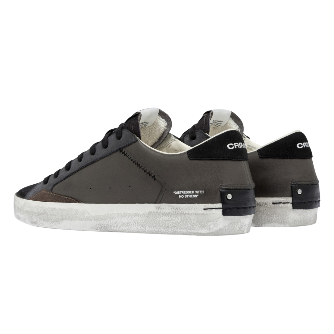 CRIME LONDON Sneaker Distressed Grey Matters