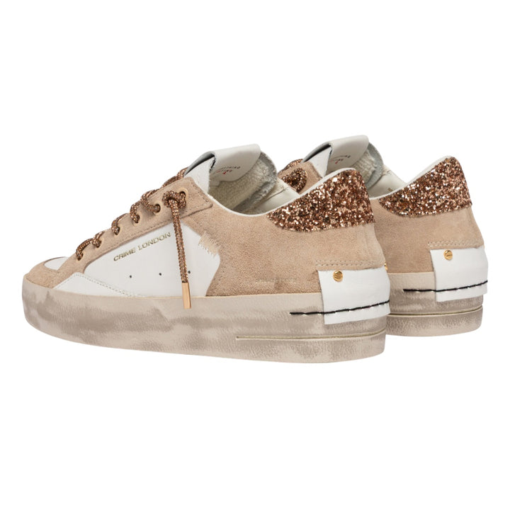 CRIME LONDON Sneaker SK8 Deluxe Wedge Champagne Dust