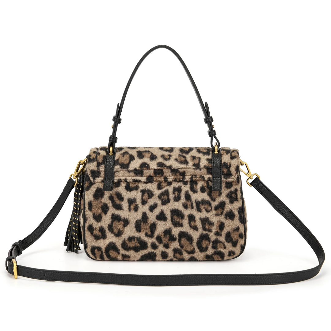 LA CARRIE Borsa Shopping Atena Animalier Black