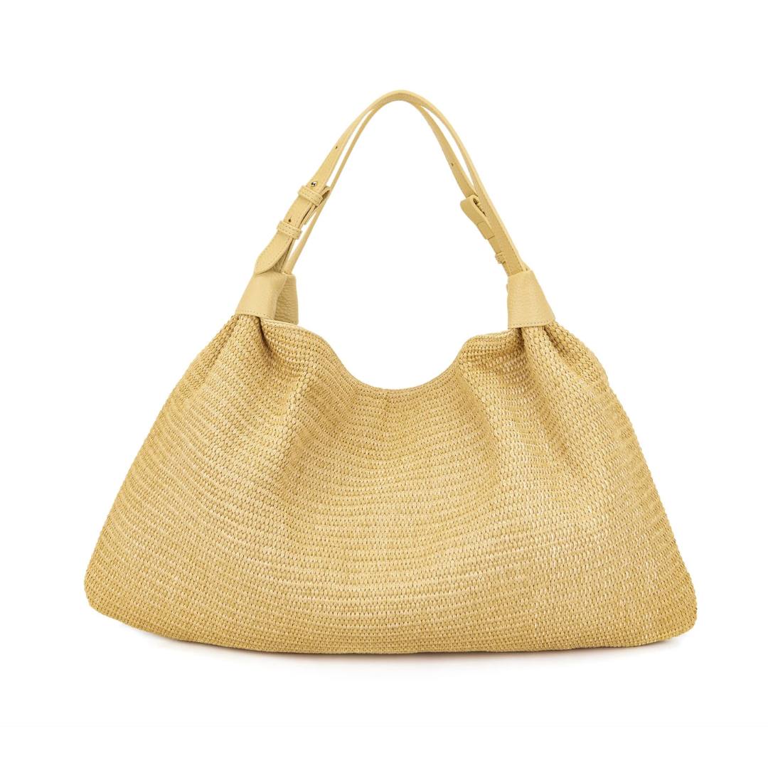 LA CARRIE La Plage Beige Shopping Bag
