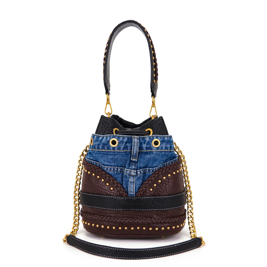 LA CARRIE Secchiello Bagghy Dark Brown