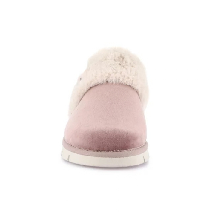 GRUNLAND Loxi Ciabatta Eco Pelliccia Malva