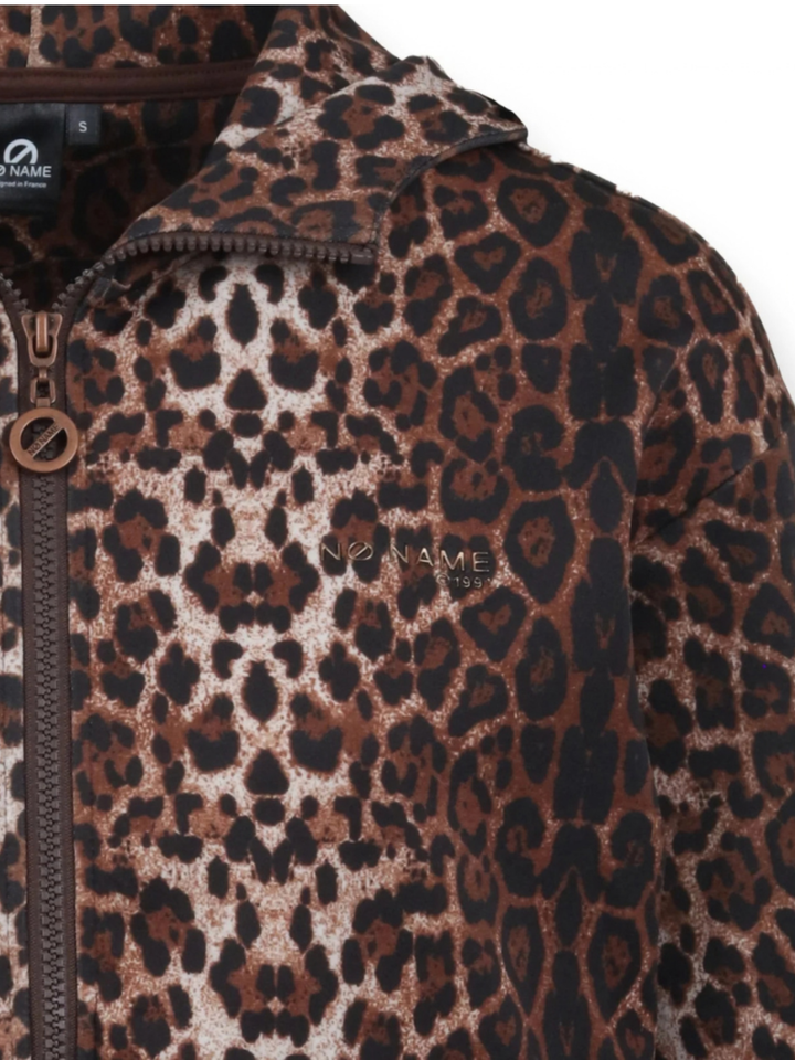 NO NAME Willo Zip Hoodie Leopard