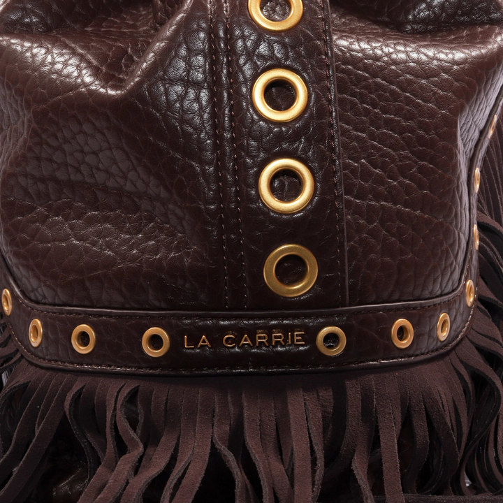 LA CARRIE Secchiello Fringes BROWN