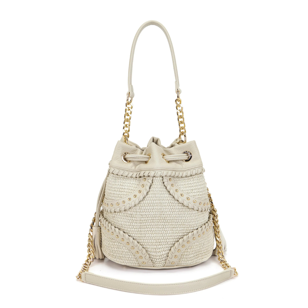 LA CARRIE Bucket Bag La Plage Ivory