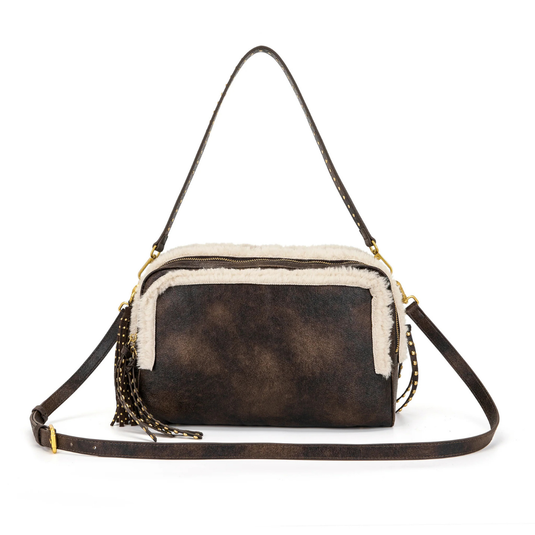 LA CARRIE Borsa a Spalla Warmtouch Brown